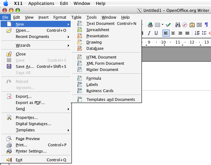 openoffice 3.3 mac. OpenOffice.org for Mac OS X